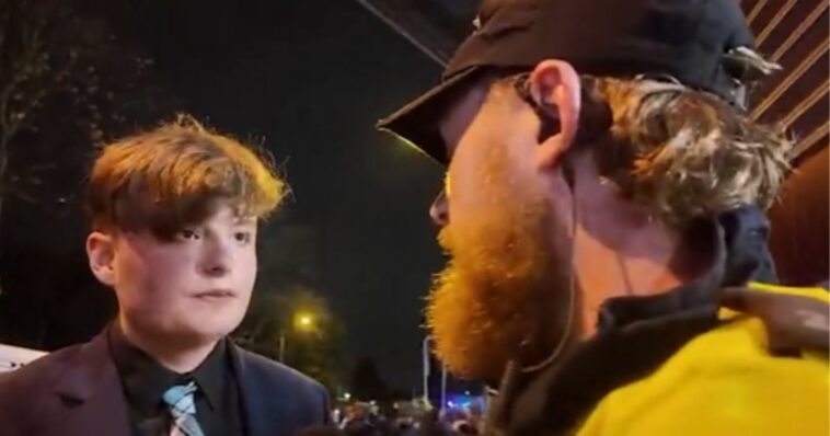 watch:-uk-police-arrest-christian-teen-for-standing-up-to-islamic-mob