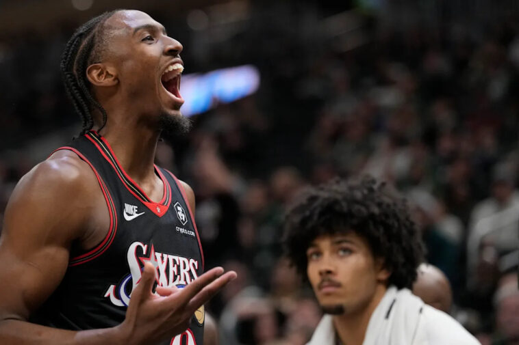 76ers’-tyrese-maxey-continues-breakout-season-with-career-high-54-points-vs.-bucks