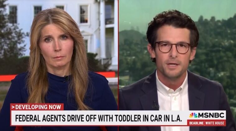 watch:-liberal-media-and-msnbc-props-up-wanted-man-with-stolen-gun-who-abandoned-child-in-car-to-attack-cbp-with-hammer-and-rocks-–-accuses-agents-of-family-separation,-mistreating-daughter