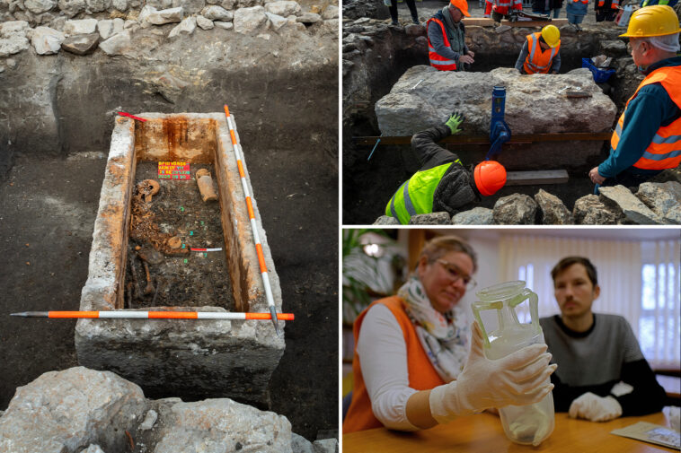 archaeologists-lift-the-lid-on-a-1,700-year-old-roman-sarcophagus-hidden-beneath-budapest
