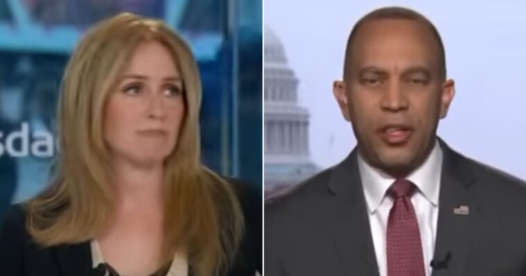watch:-cnbc-anchor-crushes-spiraling-hakeem-jeffries-with-perfectly-timed-eye-roll