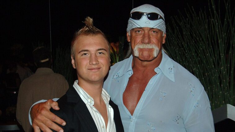 hulk-hogan’s-son-teases-wrestling-career-after-snapping-selfie-outside-ring:-‘you-never-know’