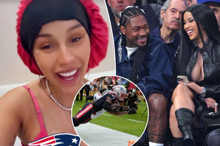 cardi-b-loses-it-from-home-over-stefon-diggs’-patriots-win-in-wild-video