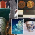 colombian-scientists-recover-cannon,-coins-and-porcelain-cup-from-300-year-old-spanish-shipwreck