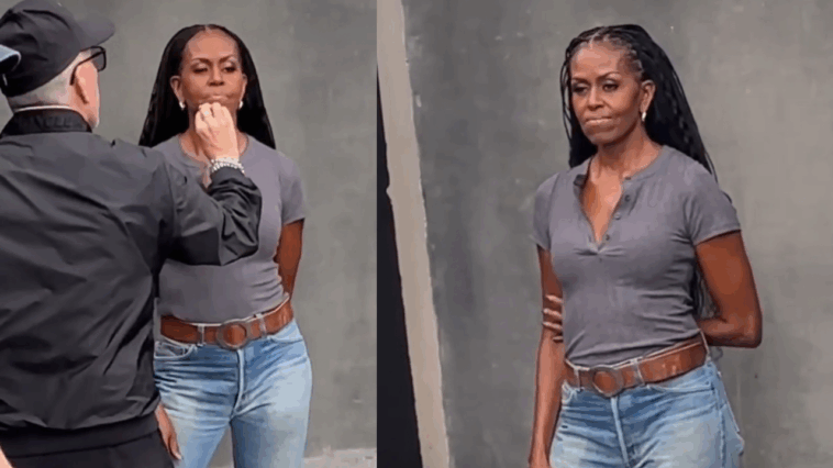 watch:-tone-deaf-michelle-obama-shares-behind-the-scenes-photoshoot-footage-with-glam-team-after-complaining-about-“necessity”-of-glam-team-as-first-lady