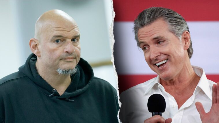 fetterman-fires-back-at-newsom-after-shutdown-criticism,-refuses-to-‘play-chicken’-with-the-lives-of-americans