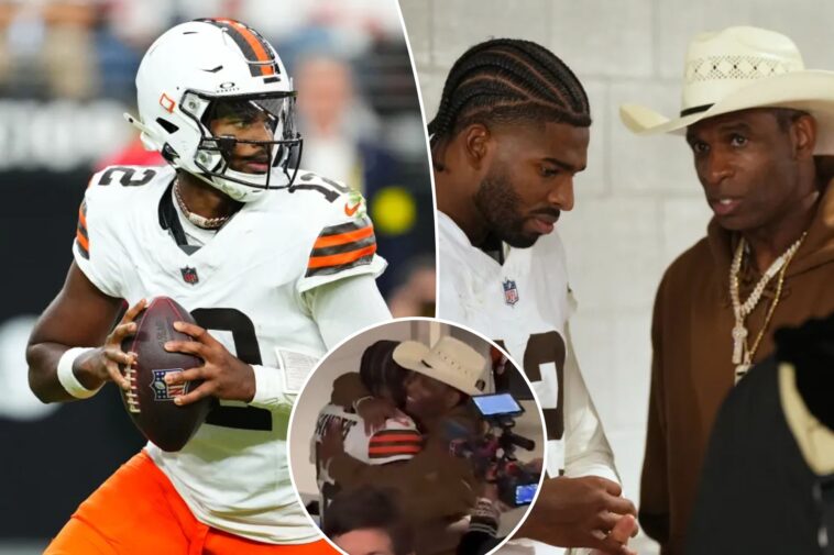 browns’-shedeur-sanders-shares-heartwarming-moment-with-dad-deion-after-first-nfl-win
