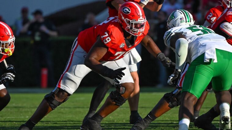 uga-dismisses-ol-after-police-chase-tied-to-mom