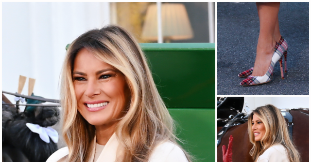 fashion-notes:-melania-trump-kicks-off-the-holidays-in-tartan-manolo-blahniks