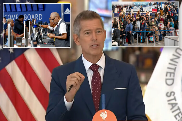 sean-duffy-urges-passengers-to-dress-better,-be-more-polite-while-flying-during-‘busiest-thanksgiving’-ever