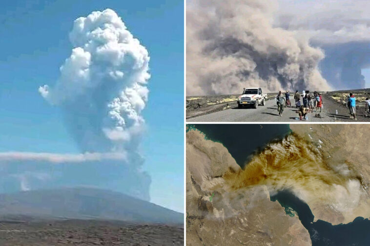 long-dormant-volcano-erupts-for-the-first-time-in-12,000-years,-blanketing-village-in-ash