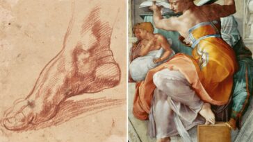 5-inch-drawing-of-a-foot-could-fetch-record-$2m-after-being-linked-to-world-famous-artwork