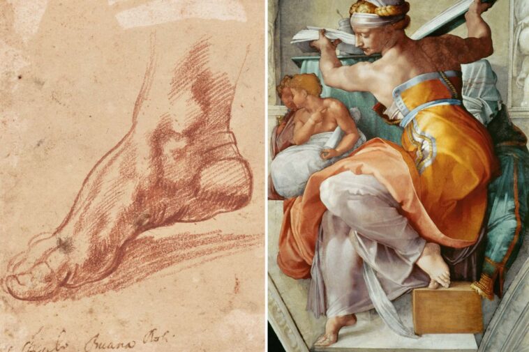 5-inch-drawing-of-a-foot-could-fetch-record-$2m-after-being-linked-to-world-famous-artwork
