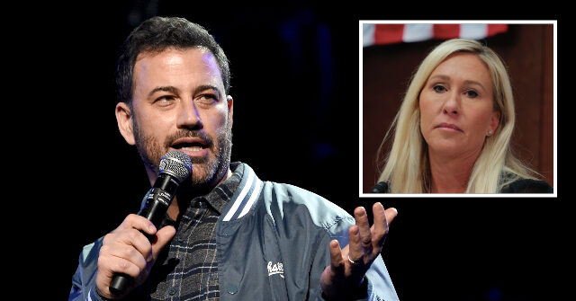 jimmy-kimmel-embraces-marjorie-taylor-greene:-‘welcome-to-reality,-marj.-make-yourself-at-home’