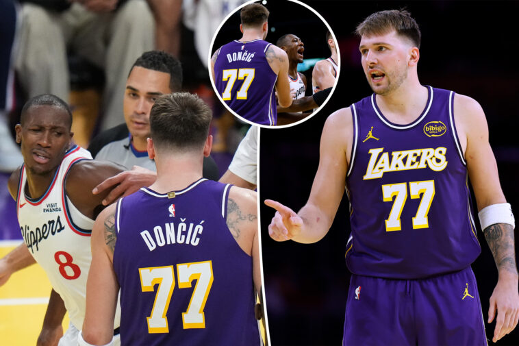 luka-doncic-rips-lakers’-‘dangerous’-court,-gets-in-late-game-scuffle-in-eventful-win