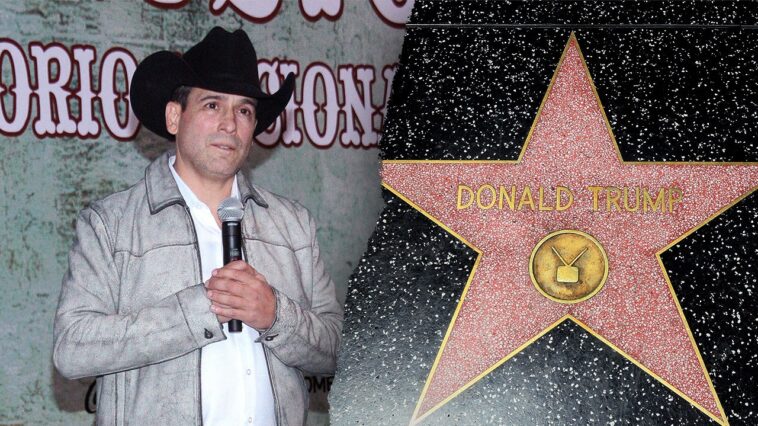 texas-democrat-—-a-latin-grammy-winner-and-party-recruit-—-caught-defacing-trump’s-hollywood-star