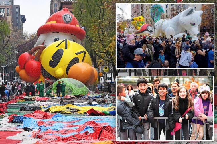 thousands-gather-to-watch-new-macy’s-thanksgiving-day-parade-balloons-inflated-–-including-super-mario-and-derpy-of-‘k-pop-demon-hunters’