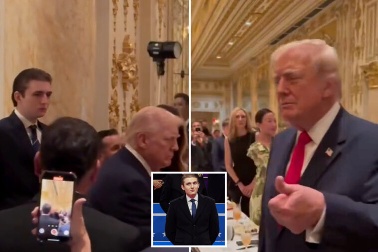 footage-of-barron-trump-towering-over-president-dad-at-thanksgiving-dinner-goes-viral