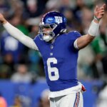 giants’-jaxson-dart-to-start-vs.-patriots-after-missing-2-games-with-concussion