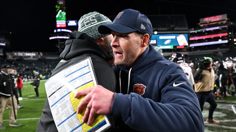 bears-coach-goes-topless-in-wild-locker-room-celebration-after-dominating-eagles