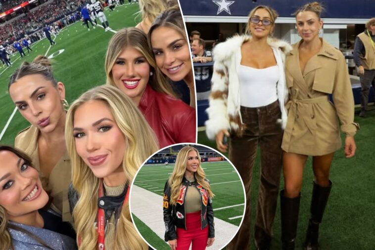 chiefs-heiress-gracie-hunt-and-cavinder-twins-pose-for-sideline-selfie-in-new-post-from-cowboys-clash