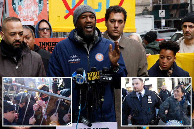 anti-ice-protesters-defiant-day-after-violent-clash-with-nypd:-‘we’ll-do-it-every-single-time’