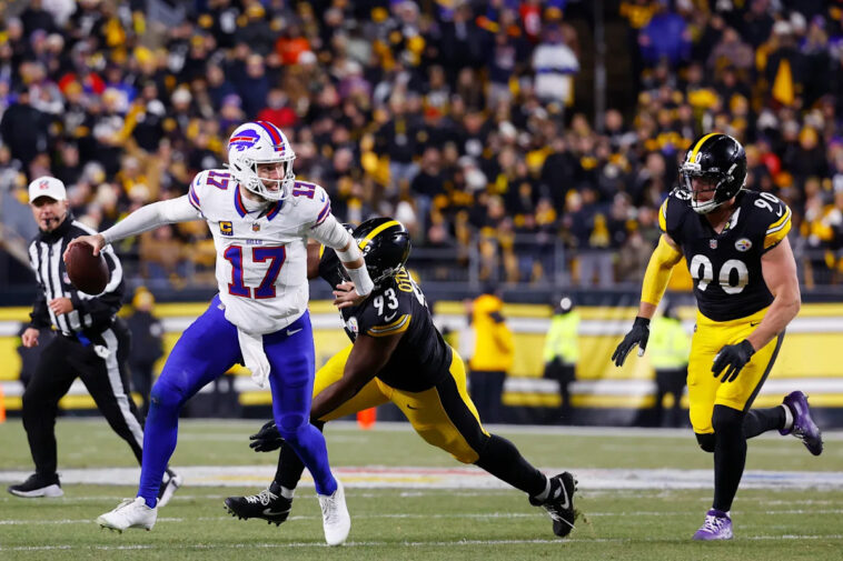 joey-bosa’s-hit-on-aaron-rodgers-saves-bills,-‘fire-tomlin’-chants-start-in-pittsburgh