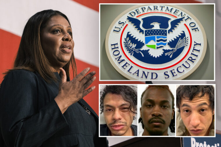 dhs-demands-letitia-james-hand-over-7,000-illegal-migrant-criminals-new-york-is-holding-—-and-says-state-has-released-7,000-others