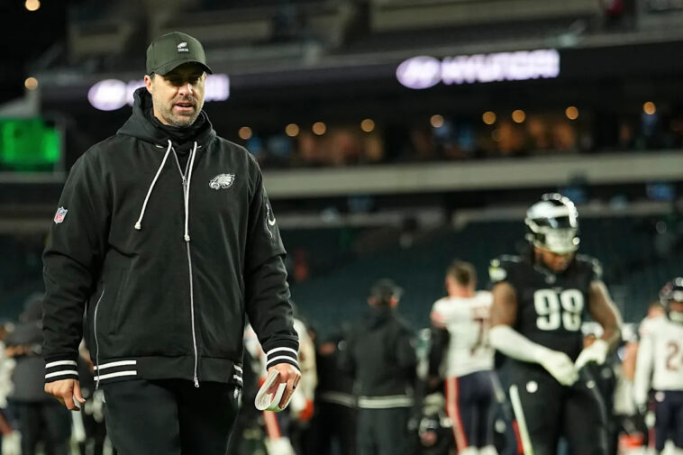 eagles-oc-kevin-patullo’s-house-egged,-vandalized-after-loss-to-bears-on-black-friday