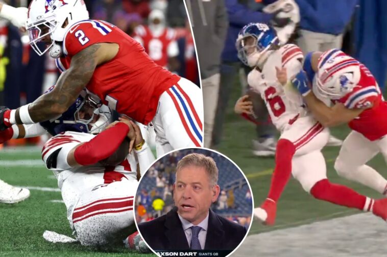 troy-aikman-troubled-by-jaxson-dart’s-play-style-as-qb-endures-another-crushing-hit-in-injury-return