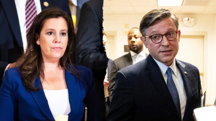 stefanik-accuses-johnson-of-‘siding-with’-democrats-in-explosive-house-gop-leadership-rift