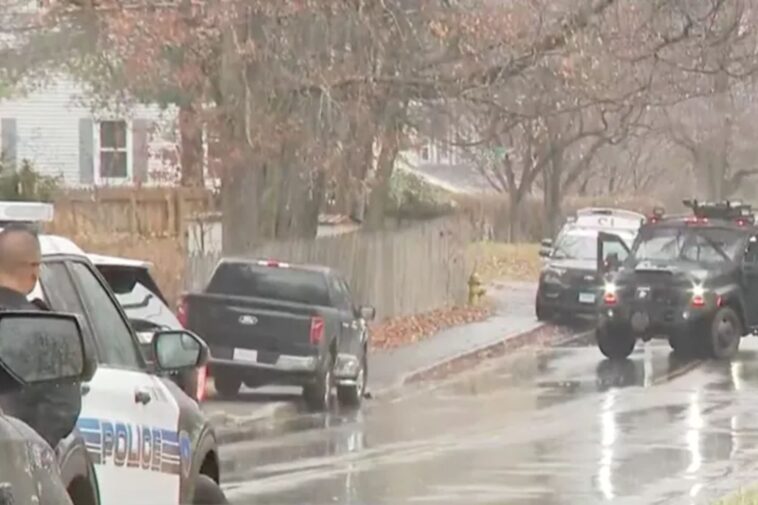 wild-video-captures-chaos-as-shots-ring-out-during-police-standoff-in-wealthy-connecticut-neighborhood:-‘get-out-of-here!’