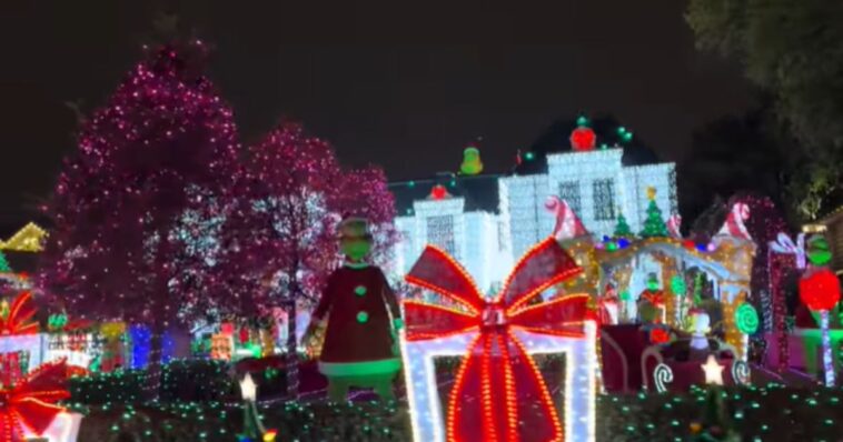 video:-this-dad’s-christmas-light-display-is-so-huge-it-cost-$25,000-in-traffic-control-alone