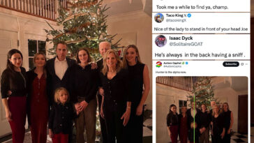 biden-shares-perplexing-family-christmas-photo-with-himself-hidden-in-back:-‘where’s-joe?’