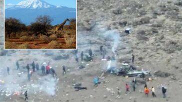 5-killed-in-rescue-helicopter-crash-on-mount-kilimanjaro,-africa’s-tallest-peak