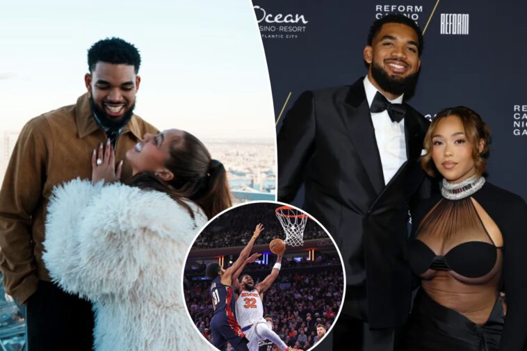 karl-anthony-towns,-jordyn-woods-announce-engagement-after-knicks’-big-christmas-win