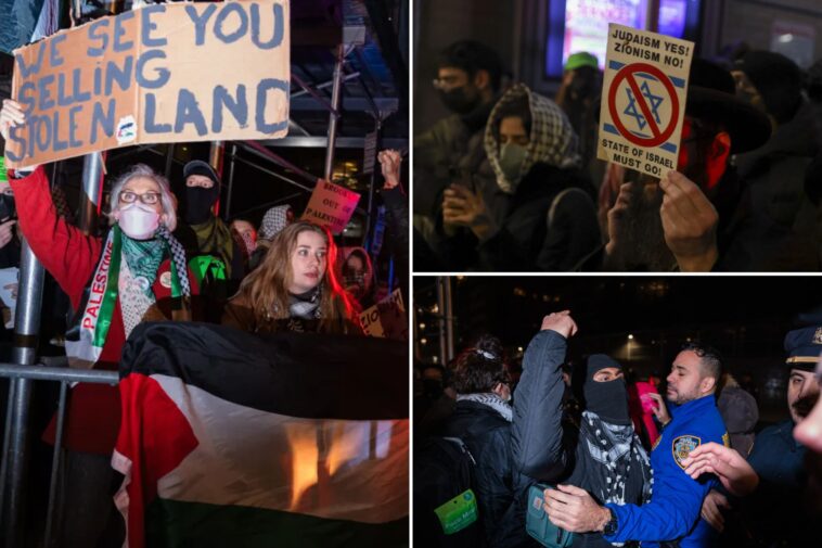 ny-pols-pitch-outlawing-protests-near-houses-of-worship—-after-hateful-anti-israel-mob-descended-on-synagogue