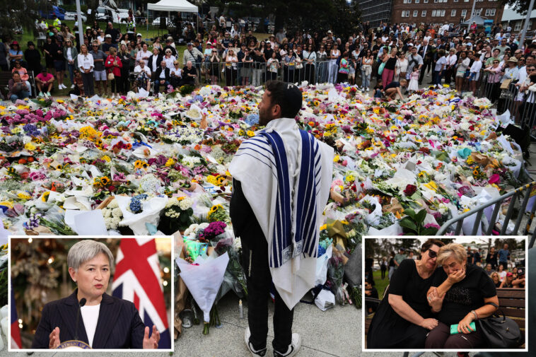 australian-foreign-minister-‘desperately-sorry’-to-jewish-community-over-bondi-terror-attack