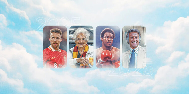 in-memoriam:-george-foreman,-sister-jean,-diogo-jota-and-bob-uecker-were-just-some-of-those-we-lost-in-2025