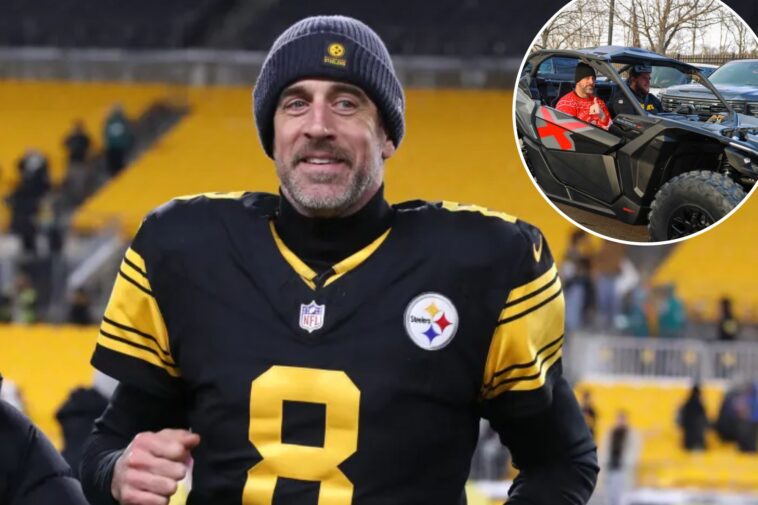 aaron-rodgers-gives-his-steelers-linemen-$20k-vehicles-for-christmas:-‘gift-of-horsepower’