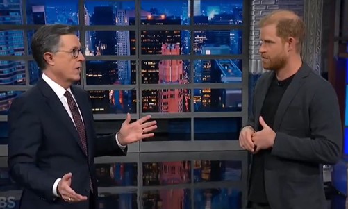 woke-prince-harry-sparks-boos-from-audience-as-he-takes-a-rude-shot-at-president-trump-during-“late-show-with-stephen-colbert”-appearance-(video)