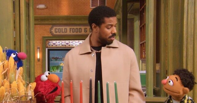sesame-street-celebrates-fake-‘kwanzaa’-holiday-with-actor-michael-b.-jordan