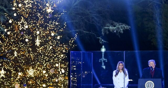 watch:-donald-and-melania-trump-light-the-national-christmas-tree