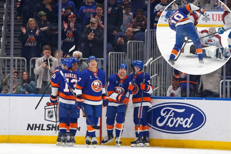 islanders-topple-avalanche-to-pick-up-best-win-of-season,-spoil-brock-nelson’s-return