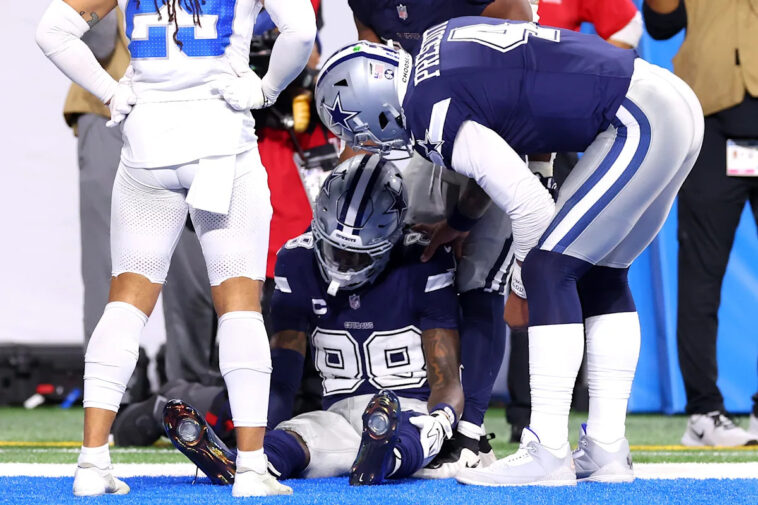 cowboys-wr-ceedee-lamb-has-a-hard-fall-in-the-end-zone,-ruled-out-with-concussion