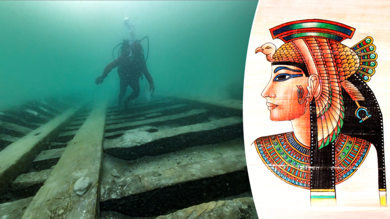 ancient-pleasure-boat-found-near-palace-ruins-tied-to-history’s-most-controversial-queen