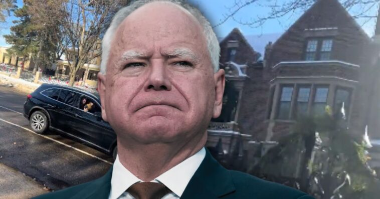 people-are-driving-by-minnesota-governor-tim-walz’s-house-and-yelling-‘retard’-(video)