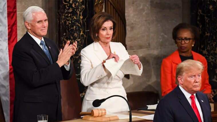 nancy-pelosi-says-she-had-‘no-intention’-of-tearing-up-trump’s-2020-state-of-the-union-speech