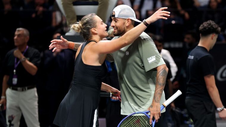 kyrgios-bests-sabalenka-in-‘battle-of-the-sexes’