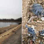 nyc-reservoir-drops-8-feet,-uncovering-sinister-package-wrapped-in-tape